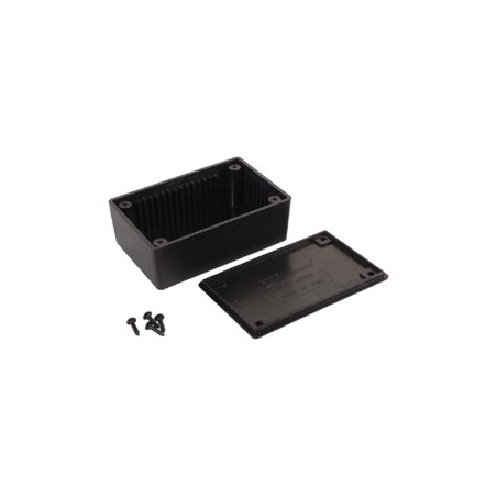 COFFRET PLASTIQUE - NOIR 85 x 55 x 30mm