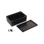 COFFRET PLASTIQUE - NOIR 85 x 55 x 30mm