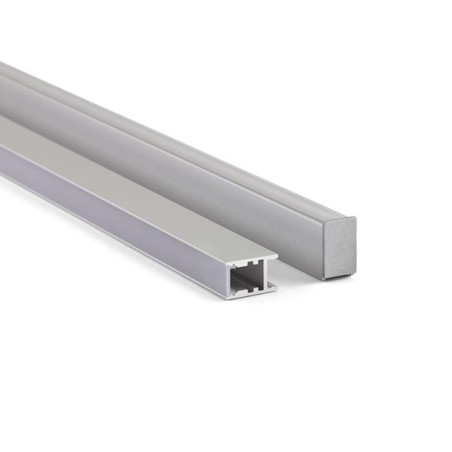 DIFFUSEUR POUR PROFIL ALU-SWISS - POLYCARBONATE UV-ST. - 2 m - CLAIR/TRANSPARENT