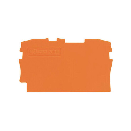 Plaque d'extrémité et intermédiaire de 0,8 mm d'épaisseur, orange - Ve