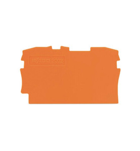 Plaque d'extrémité et intermédiaire de 0,8 mm d'épaisseur, orange - Ve