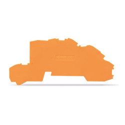 Plaque d'extrémité et intermédiaire de 0,8 mm d'épaisseur, orange - Ve