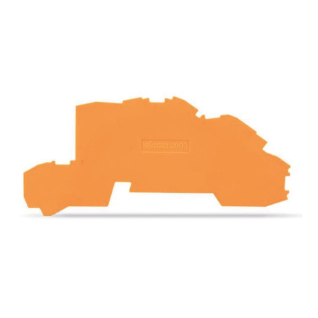 Plaque d'extrémité et intermédiaire de 0,8 mm d'épaisseur, orange - Ve