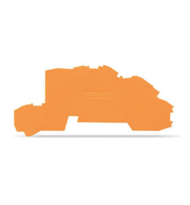 Plaque d'extrémité et intermédiaire de 0,8 mm d'épaisseur, orange - Ve