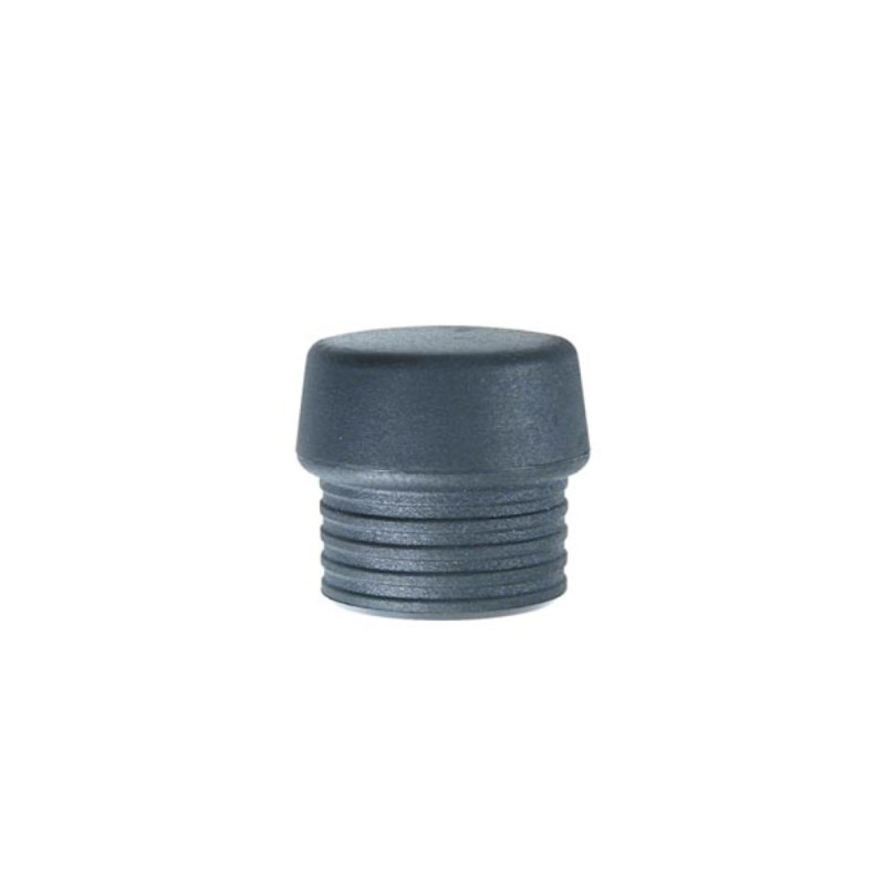 Wiha Embout de massette moyennement mi-souple Embout rond pour massette à embout plastique Safety (26423) 40 mm