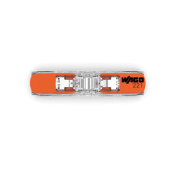 Connecteur d'épissure en ligne avec leviers 0,2 - 4 mm² - pour tous types de conducteurs