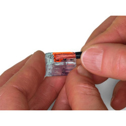 MINI BORNE DE CONNEXION À LEVIER 5 x 0.2 - 4 mm² POUR TOUT TYPE DE CÂBLE