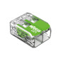 Connecteur d'épissure compact 2 x 0,2 - 4 mm² pour tous types de fils - vert