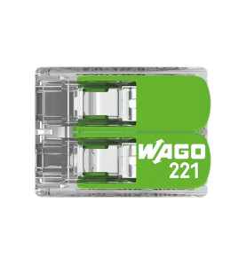 Connecteur d'épissure compact 2 x 0,2 - 4 mm² pour tous types de fils 
