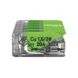 Connecteur d'épissure compact 5 x 0,2 - 4 mm² pour tous types de fils - vert Connecteur d'épissure compact 5 x 0,2 - 4 mm² pour tous types de fils - vert