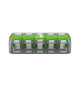Connecteur d'épissure compact 5 x 0,2 - 4 mm² pour tous types de fils 