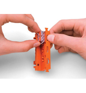 ADAPTATEUR DE FIXATION - SÉRIE 221 - 4 mm² - POUR MONTAGE SUR RAIL 35/