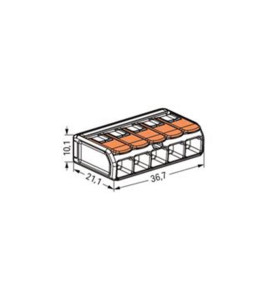 BORNE DE RACCORDEMENT COMPACT - POUR TOUS TYPES DE CONDUCTEURSS - MAX.
