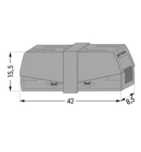 BORNE DE SERVICE POUR LUMINAIRES, GRIS - Velleman
