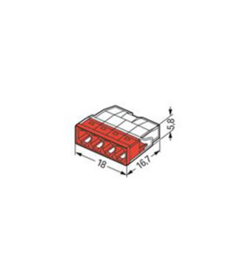 BORNE POUR BOÎTE DE DÉRIVATION COMPACT - POUR CONDUCTEURS RIGIDES - MA