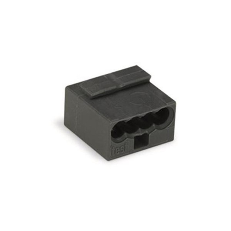 BORNE MICRO POUR BOÎTE DE DÉRIVATION 4 CONDUCTEURS, GRIS FONCÉ BORNE MICRO POUR BOÎTE DE DÉRIVATION 4 CONDUCTEURS, GRIS FONCÉ