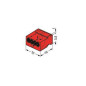 BORNE MICRO POUR BOÎTE DE DÉRIVATION 4 CONDUCTEURS, ROUGE BORNE MICRO POUR BOÎTE DE DÉRIVATION 4 CONDUCTEURS, ROUGE