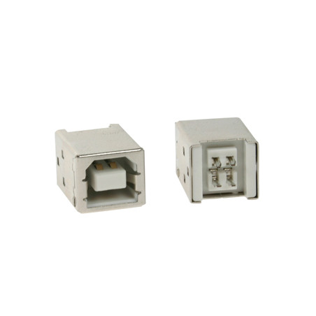 USB B FEMELLE, SIMPLE CONNECTEUR 180°, POUR CI - Velleman