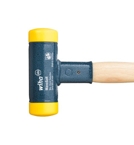 Wiha Massette à embout plastique sans rebond avec manche en hickory, e