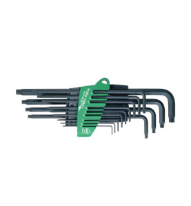 Wiha Jeu de clés mâles en étui ProStar TORX, 13 pcs, oxydé noir (24312