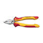 Wiha Pince universelle Professional electric avec DynamicJoint et OptiGrip avec taillant extra long sous blister (27418) 180 mm