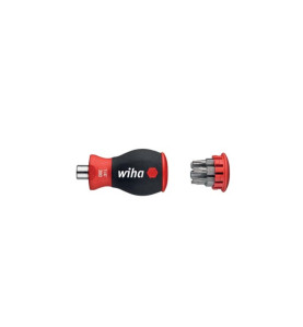 Wiha Tournevis porte-embout avec magasin d'embouts TORX avec 6 embouts