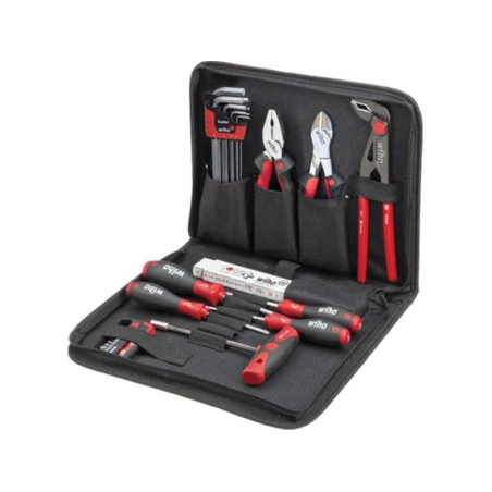 Wiha jeu d'outils de mécanicien mélangé, 31 pcs dans une trousse (3639