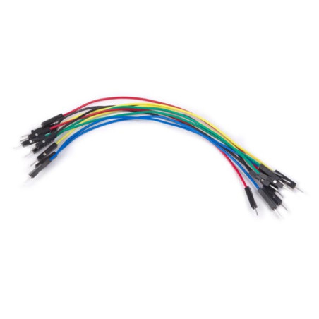 JEU DE CÂBLES DE RACCORDEMENT - 1 BROCHE MÂLE / MÂLE - 5.9" (15 cm) - 