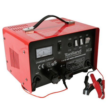 CHARGEUR POUR BATTERIE À ACIDE DE PLOMB - 12/24 V - AVEC FONCTION BOOS