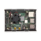BOÎTIER TRANSPARENT AVEC DISSIPATEURS THERMIQUES ET VENTILATEUR POUR RASPBERRY PI 4
