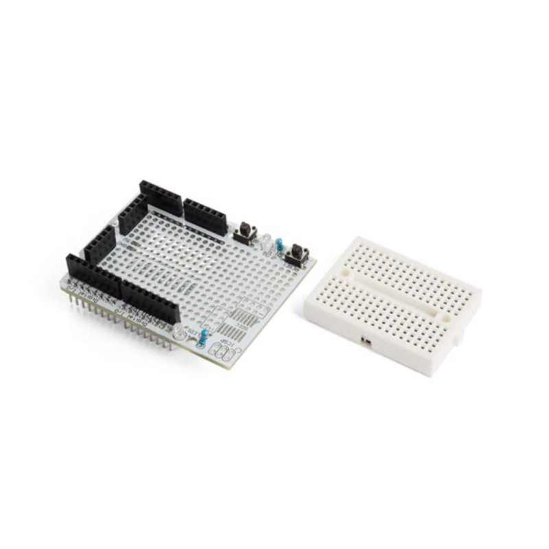 CARTE D'EXPERIMENTATION AVEC MINI PLATINE D'ESSAI POUR ARDUINO UNO