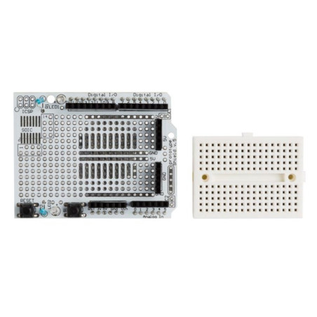 CARTE D'EXPERIMENTATION AVEC MINI PLATINE D'ESSAI POUR ARDUINO UNO