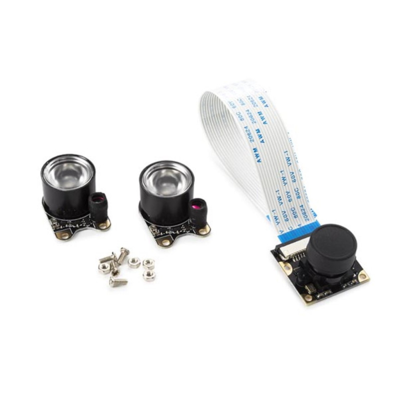 MODULE CAMÉRA AVEC 2 LED IR POUR RASPBERRY PI MODULE CAMÉRA AVEC 2 LED IR POUR RASPBERRY PI