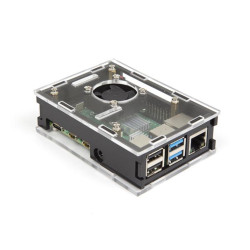 KIT DE DÉMARRAGE AVEC RASPBERRY PI 4  (4 Go) AVEC BOÎTIER DE REFROIDISSEMENT