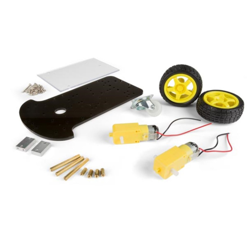 KIT ROBOTIQUE CHÂSSIS MOTEUR 2 ROUES KIT ROBOTIQUE CHÂSSIS MOTEUR 2 ROUES