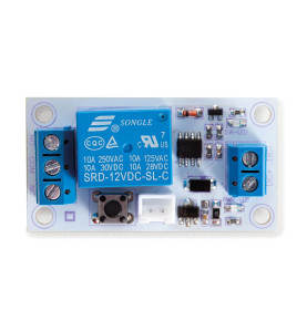 MODULE RELAIS BISTABLE AVEC INTERRUPTEUR TACTILE - 1 CANAL - 12 V - Ve