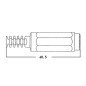 CONNECTEUR D'ALIMENTATION CC FEMELLE  2.5 x 5.5mm