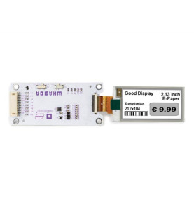 MODULE D'AFFICHAGE E-INK 2.13 POUCES - NOIR / BLANC - Velleman
