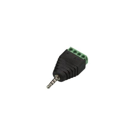 FICHE STÉRÉO 2.5 mm VERS CONNEXION À VIS 4 BROCHES (5 pcs) - Velleman