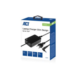 Chargeur pour ordinateurs portables jusqu'à 15,6", 65W, modèle mince, 8 embouts