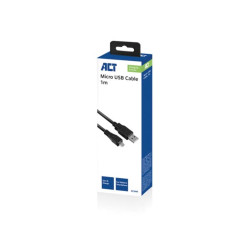 Câble de charge/données USB 2.0 A mâle - micro B mâle 1 mètre