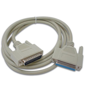 CORDON SERIEL SUBD25 MALE - SUBD25 FEMELLE / 2m - Velleman