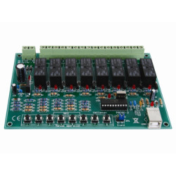 CARTE-RELAIS USB À 8 CANAUX - WH