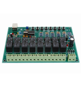 CARTE-RELAIS USB À 8 CANAUX - WH