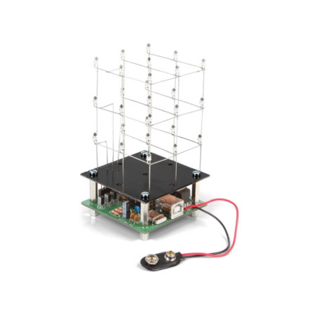 CUBE À LED 3D - 3 X 3 X 3 - WH
