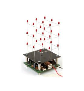 CUBE À LED 3D - 3 X 3 X 3 - WH