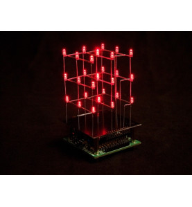 CUBE À LED 3D - 3 X 3 X 3 - WH