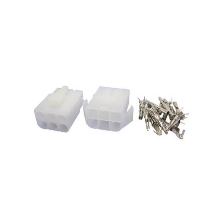 JEU DE CONNECTEURS MULTIFONCTIONS 6.2mm / 2 x 3 POLES - Velleman