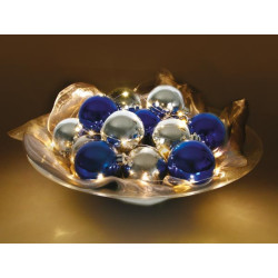 GUIRLANDE À LED - BLANC CHAUD - 20 LEDs - SUR PILES