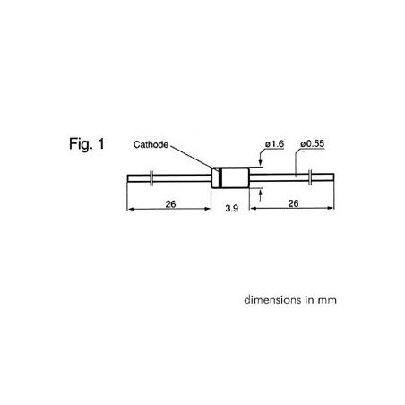 DIODE ZENER 5V1 - 500mW